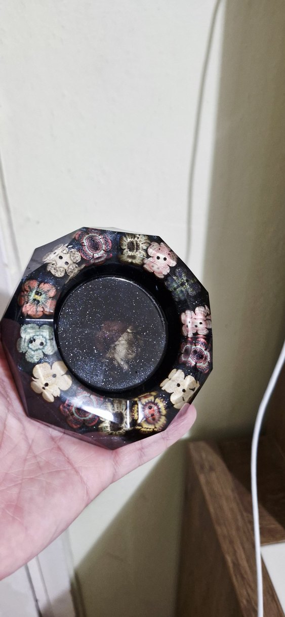 Otantik Tarzda El yapımı epoksi Küllük - Görsel 4