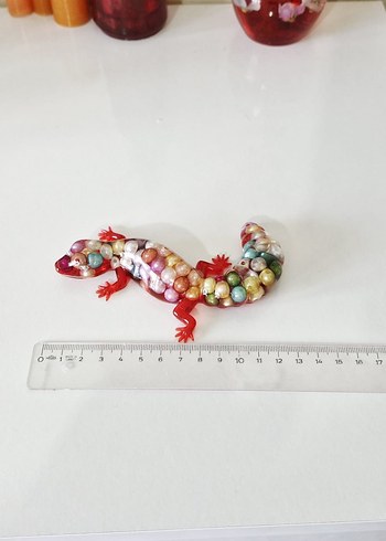 Epoksi Renkli İnci Boncuklu Figür - Görsel 4