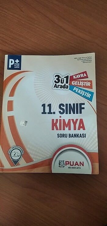 Kimya test kitabı puan yayınları 11. Sınıf 