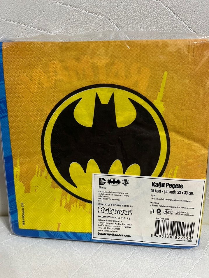 Batman Peçete - Görsel 2
