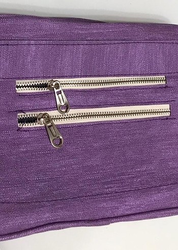 Mor Kadın Fermuarlı Askılı Çanta - Görsel 2