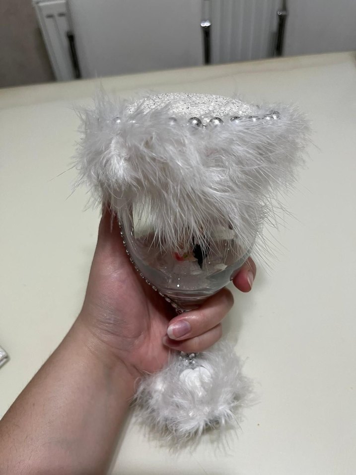 Tüy Detaylı iğnelik / iğne tutucu - Görsel 3