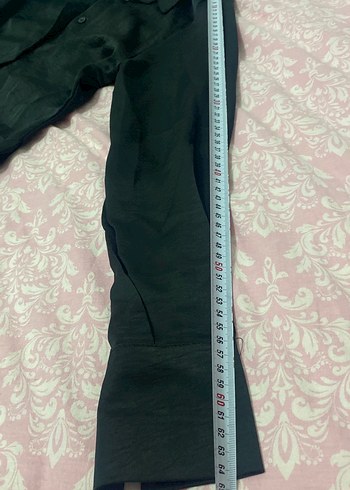 Zara Düğmeli Siyah  elbise - Görsel 3