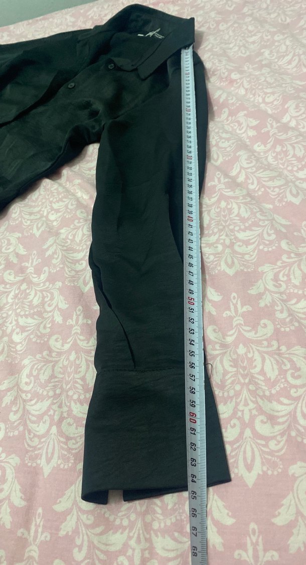 Zara Düğmeli Siyah  elbise - Görsel 3