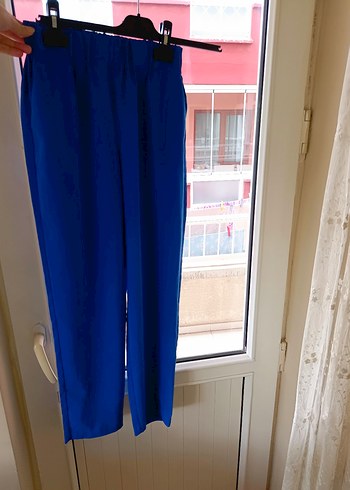 Mavi Pilili Kadın Kumaş Pantolon