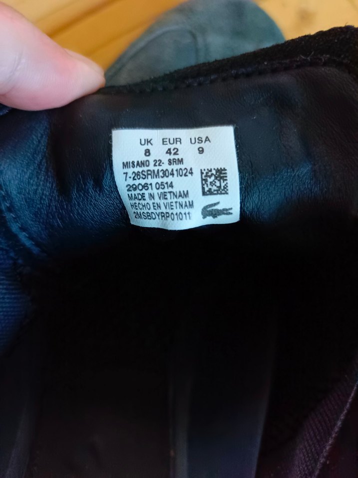 Lacoste Gri Mavi Erkek Süet Spor Ayakkabı - Görsel 5