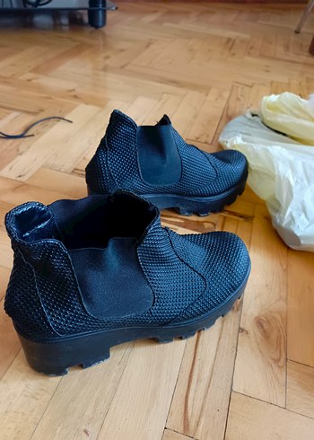 Kadın Siyah Topuklu Bot - Görsel 6