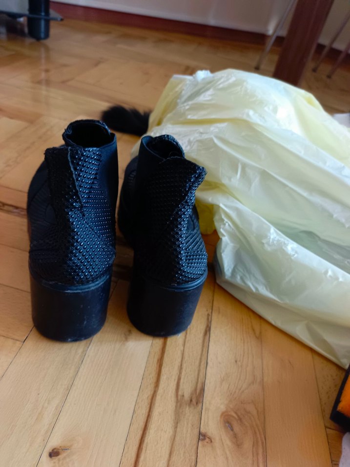 Kadın Siyah Topuklu Bot - Görsel 5