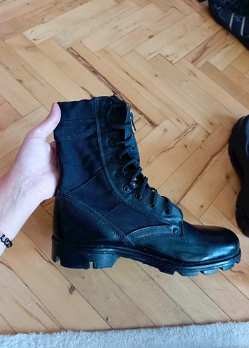 Siyah Askeri Bot Kamuflaj Desenli Erkek Bot - Görsel 2