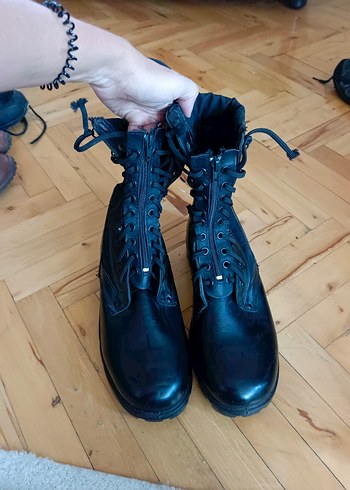 Siyah Askeri Bot Kamuflaj Desenli Erkek Bot - Görsel 4