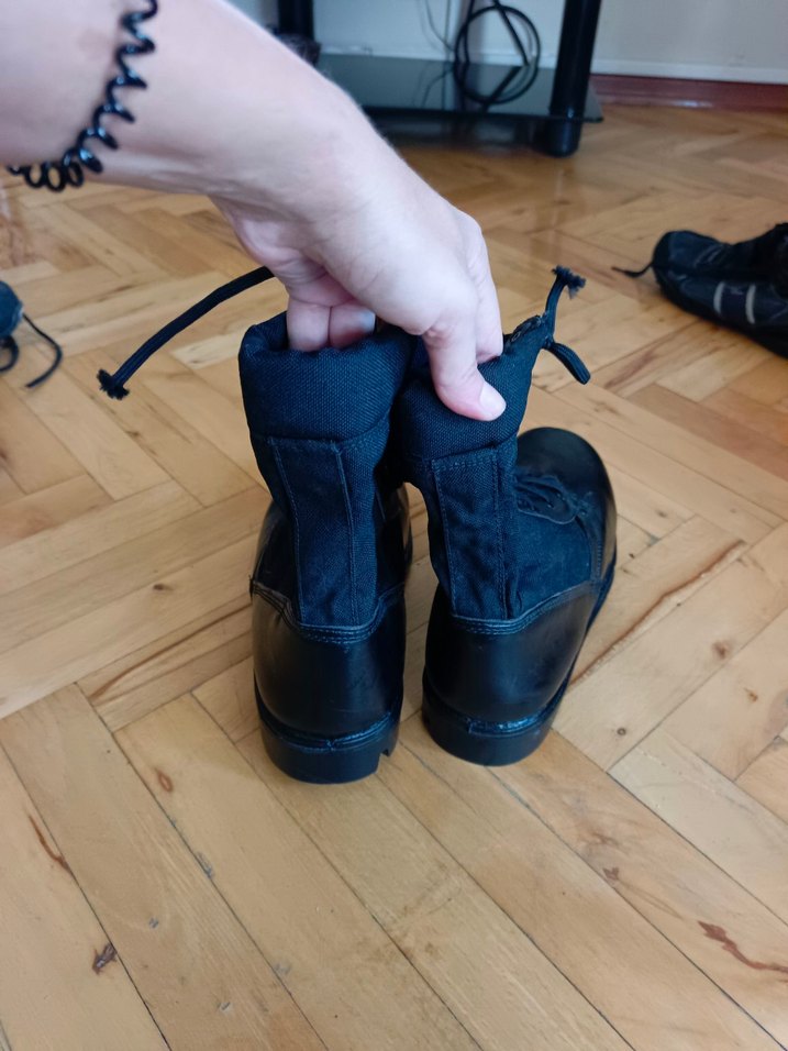 Siyah Askeri Bot Kamuflaj Desenli Erkek Bot - Görsel 3