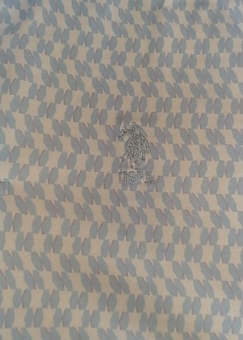 Açık mavi Desenli Kısa Kollu Polo Tişört - Görsel 5