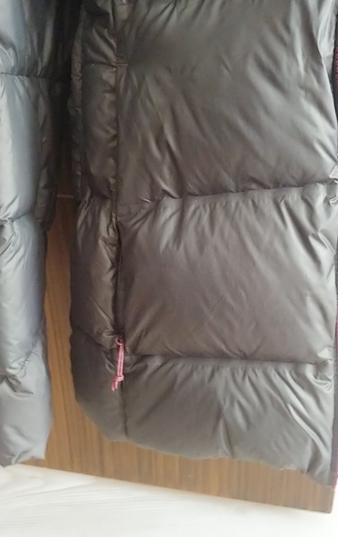 Siyah kaz tüyü Kadın Günlük Midi Kışlık Mont - Görsel 4