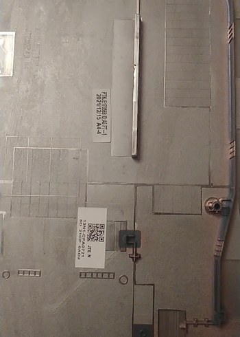 Siyah Dizüstü Bilgisayar Alt Kasa - Görsel 4