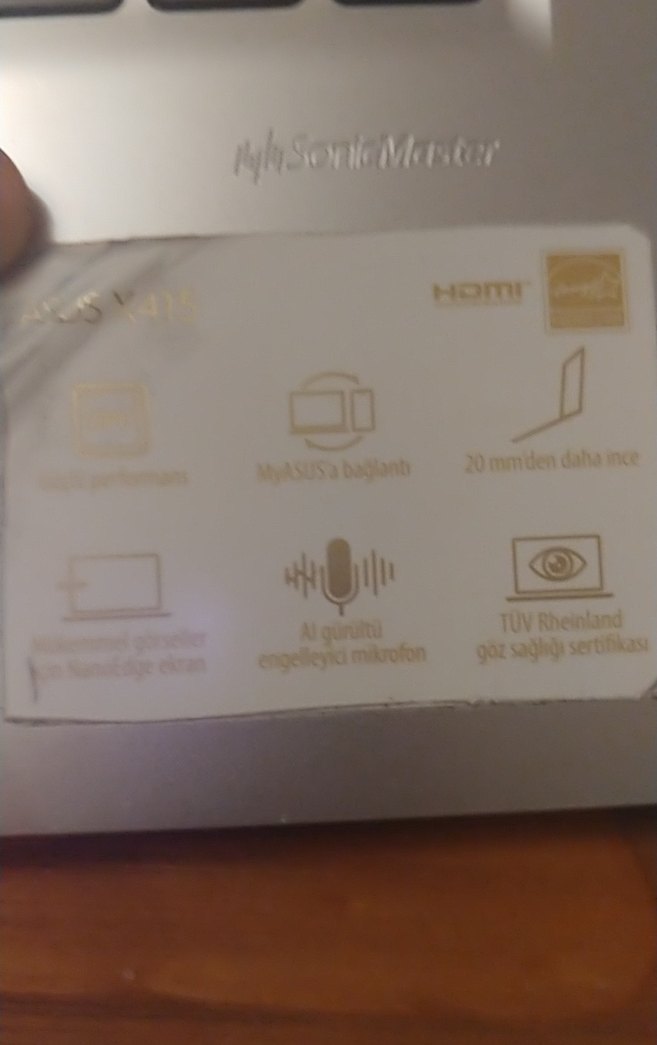 Gri Laptop Klavyesi ve Dokunmatik Panel - Görsel 4