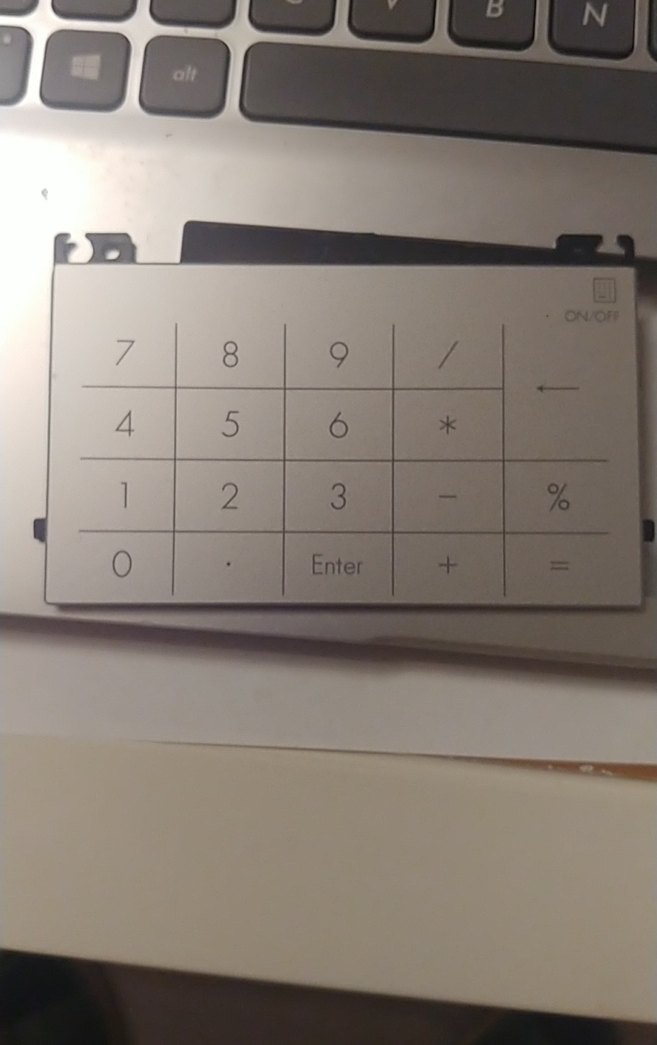 Gri Laptop Klavyesi ve Dokunmatik Panel - Görsel 2