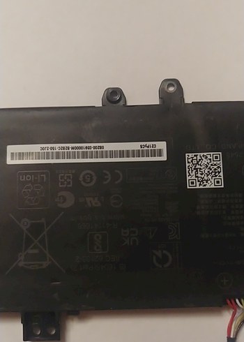 Asus Siyah Laptop Bataryası - Görsel 2