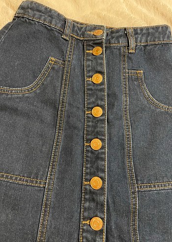 STRADİVARİUS KOT ETEK - Görsel 2