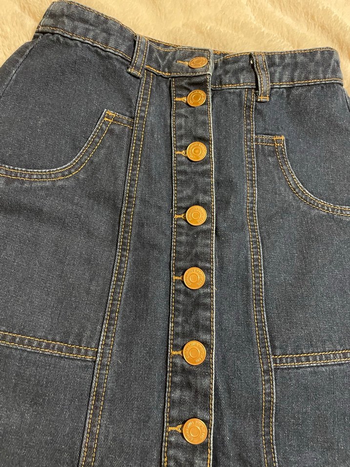 STRADİVARİUS KOT ETEK - Görsel 2