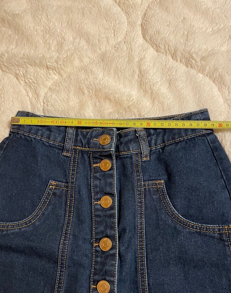 STRADİVARİUS KOT ETEK - Görsel 5