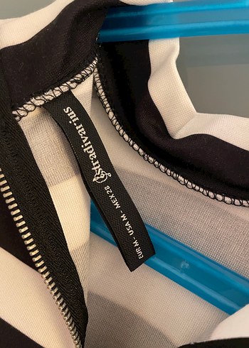 STRADİVARİUS ÇİZGİLİ BLUZ - Görsel 5