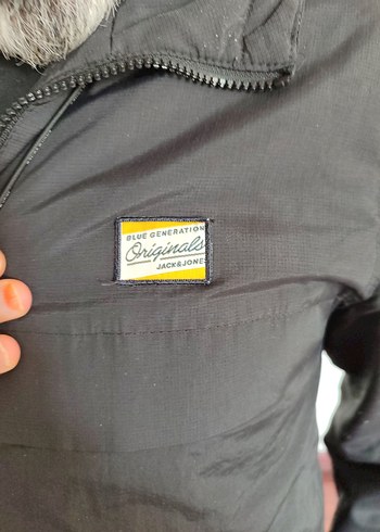 Jack & Jones Siyah Erkek mont
