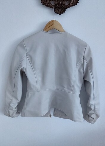 Zara deri ceket - Görsel 6