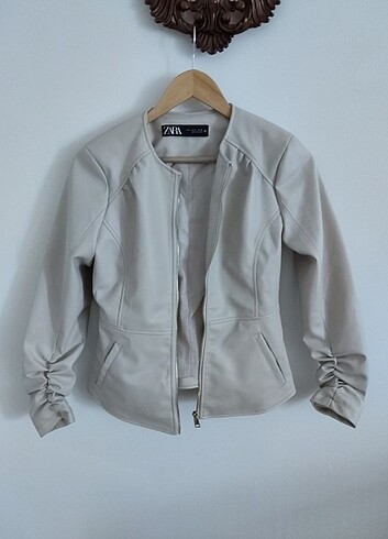 Zara deri ceket - Görsel 8