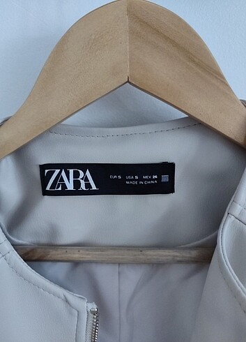 Zara deri ceket - Görsel 9