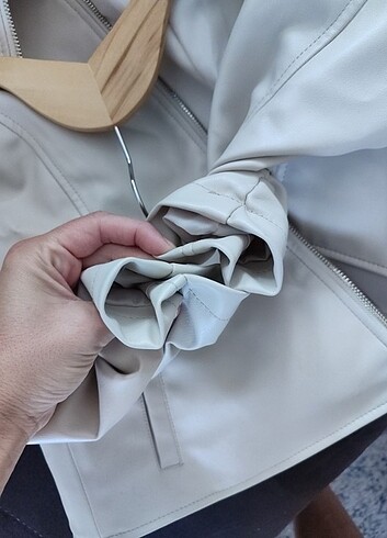 Zara deri ceket - Görsel 10