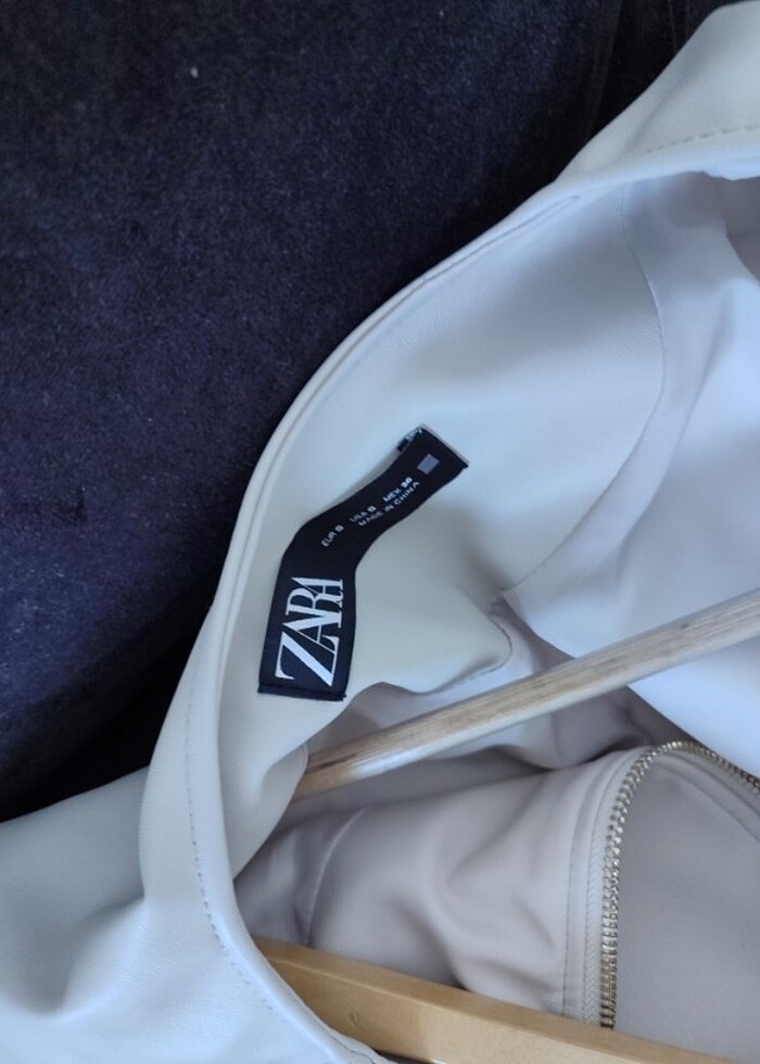 Zara deri ceket - Görsel 4