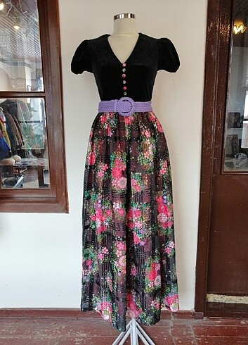 Retro elbise