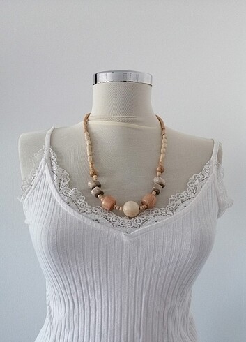 American Vintage Ahşap kolye