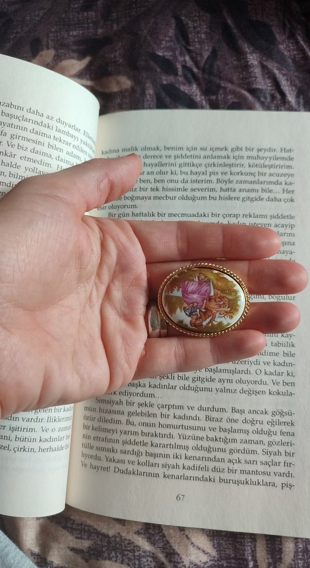 Vintage Bohem Broş - Görsel 4