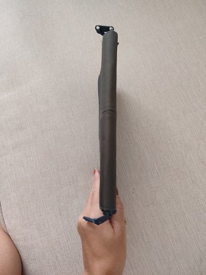 Lacivert Süet Fermuarlı seyahat çantası - Görsel 5