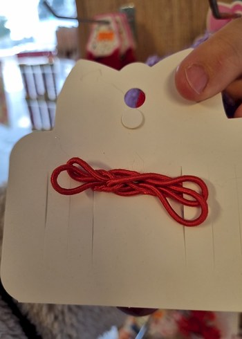 Kırmızı Fiyonklu Kiraz Desenli Çocuk Toka - Görsel 3