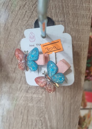 Pembe Kelebek Figürlü Çocuk Toka - Görsel 4