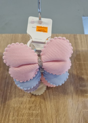 Çok Renkli Bağlamalı Lastikli Çocuk Saç Bandı - Görsel 2