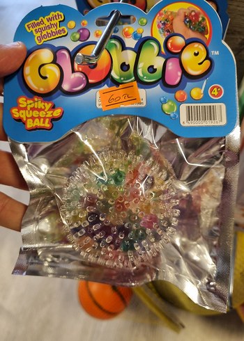 Renkli Spiky Squeeze Topu - Globbies - Görsel 2