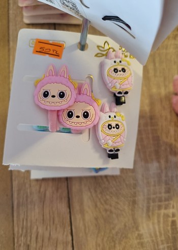 Mor Gotik Tarzı Çocuk Saç Tokası Seti - Görsel 3