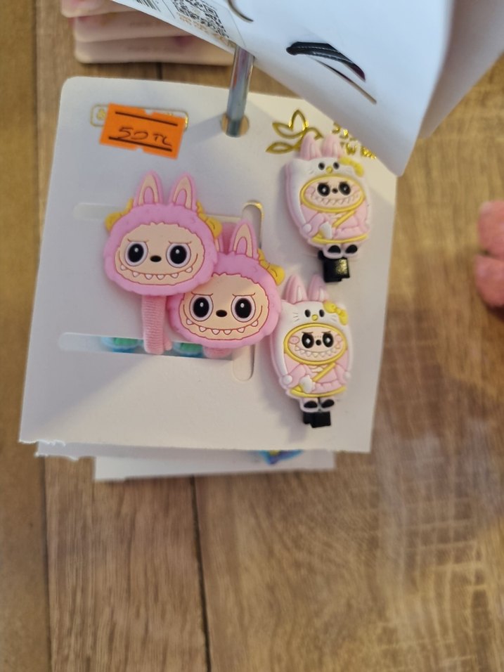 Mor Gotik Tarzı Çocuk Saç Tokası Seti - Görsel 3