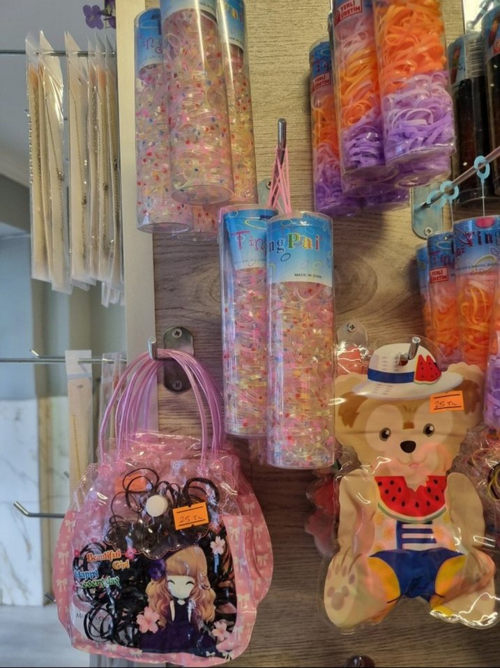 Renkli Bohem Elastik Saç Bantları - Görsel 2