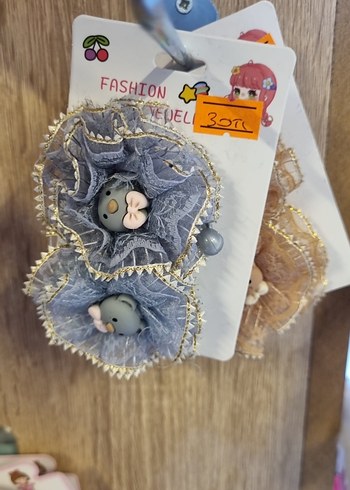 Pembe Fırfırlı Çocuk Saç Tokası - Görsel 4