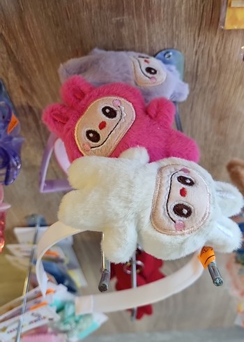 Renkli Desenli Tokalı Çocuk Saç Bandı - Görsel 2