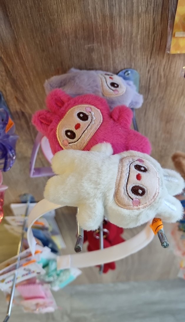 Renkli Desenli Tokalı Çocuk Saç Bandı - Görsel 2