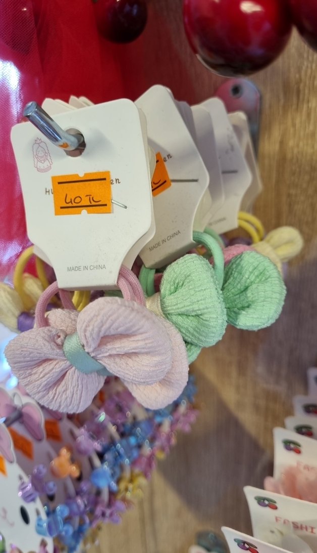 Pastel Renkli Lastikli Çocuk Saç Tokası - Görsel 2