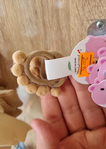 Pastel Bohem Elastik Saç Tokası - Görsel 3