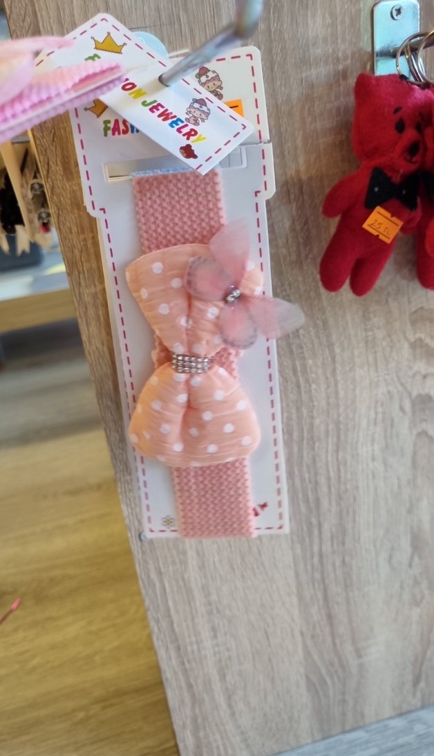 Nakışlı Pembe Bohem Fiyonk Toka - Görsel 2