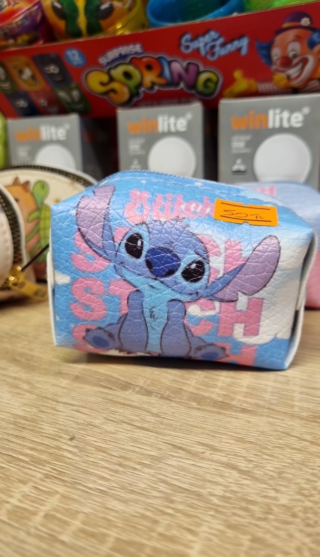 Renkli Baskılı Fermuarlı Çocuk Cüzdanı - Görsel 4