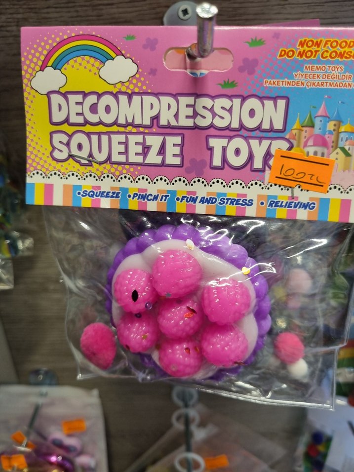 Pastel Renkli Decompression Sıkma Oyuncak - Görsel 3